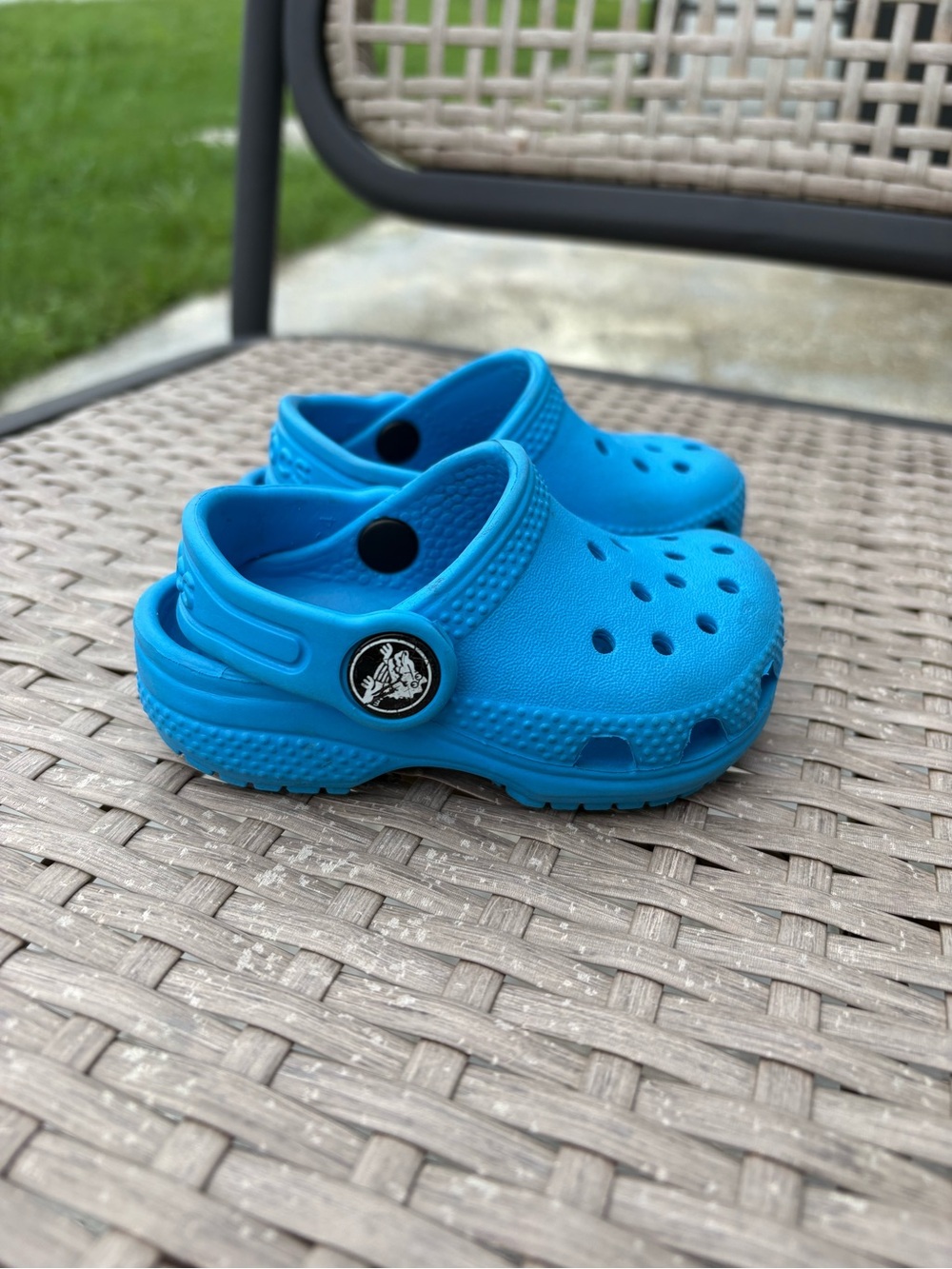 Crocs clogs Baby Blue size 4